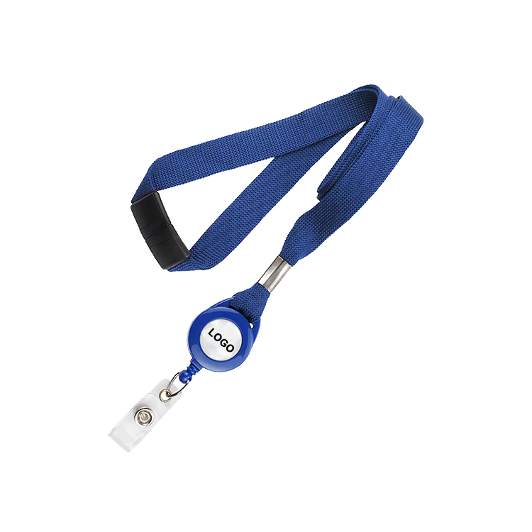 Epoxy Dome Badge Reel Lanyards