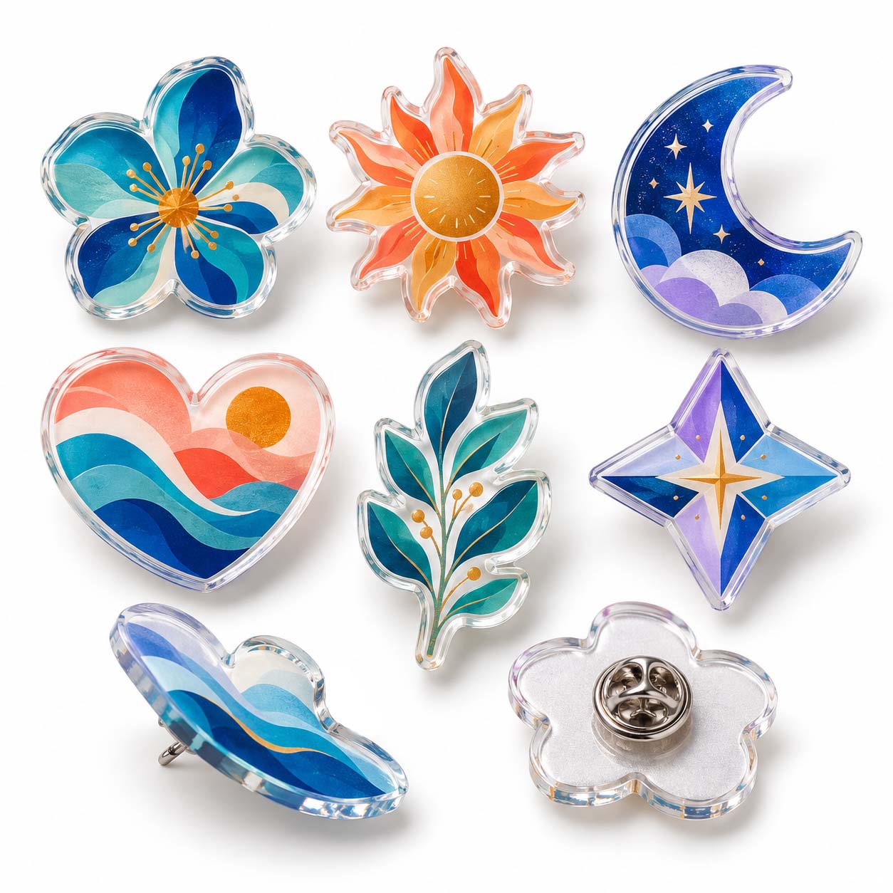 Acrylic Pins and Badges
