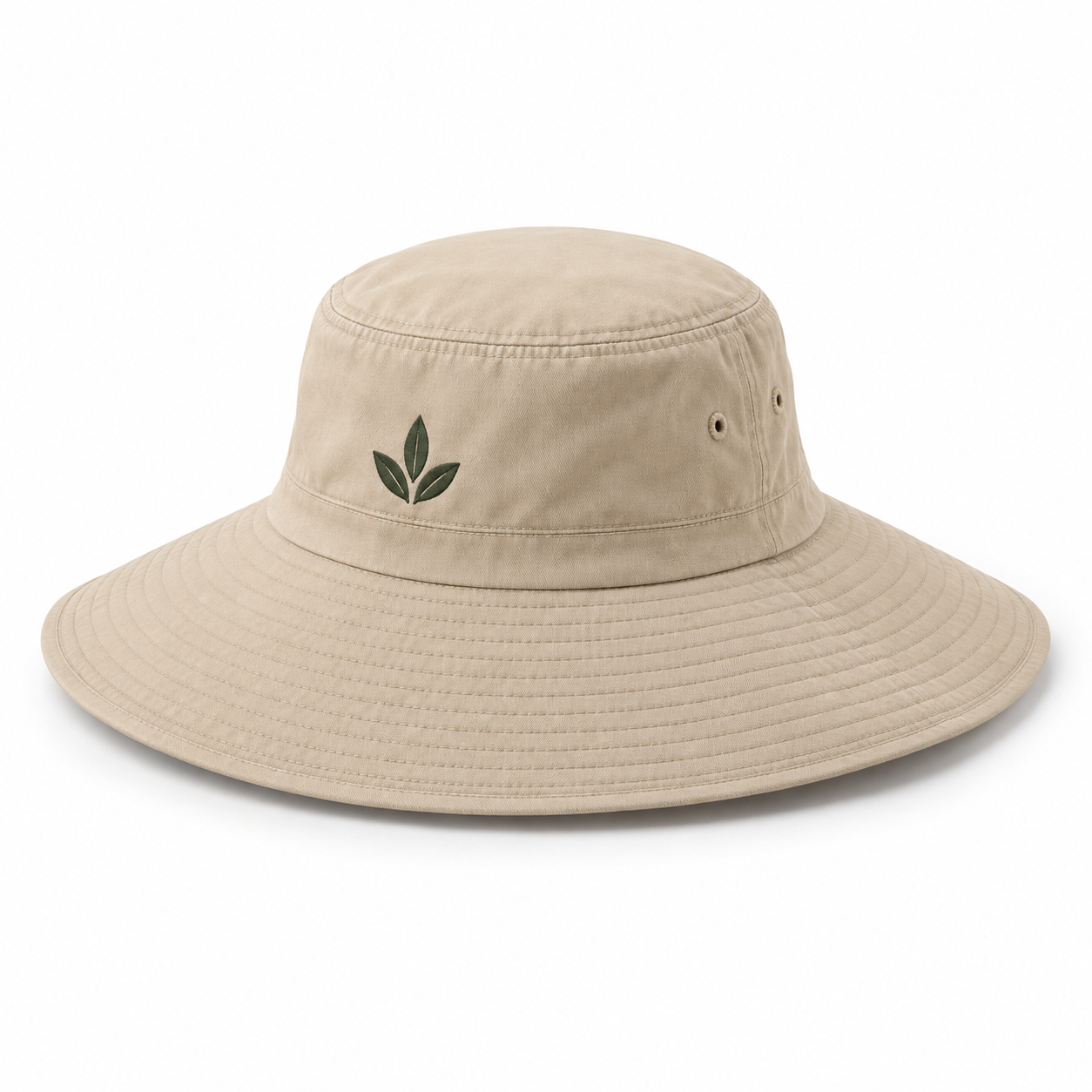 Wide-Brim Bucket Hat