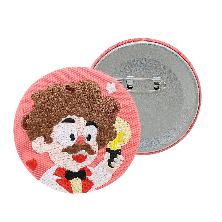 Embroidered Button Badges