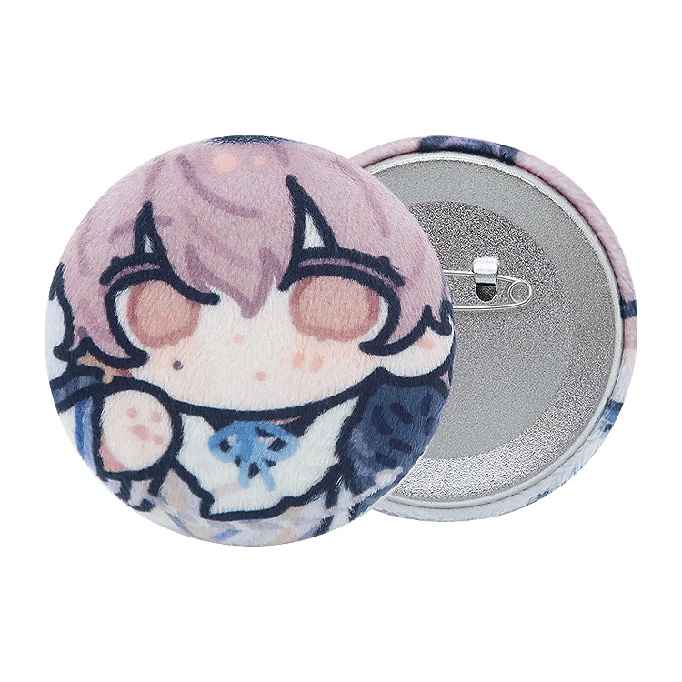 Plush Button Badges