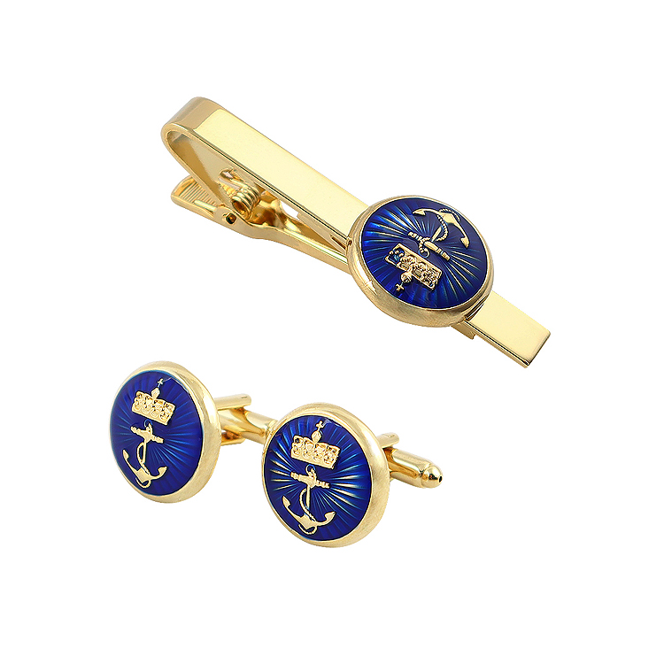 Custom Enamel Cufflinks & Tie bars