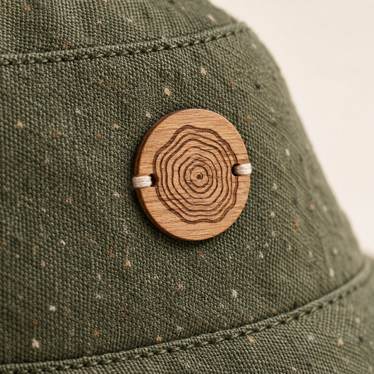 Laser-Engraved Wooden Badge