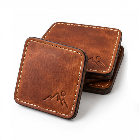 Genuine Leather Coasters