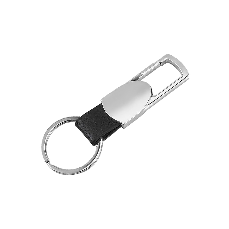 Metal and Leather Keychains