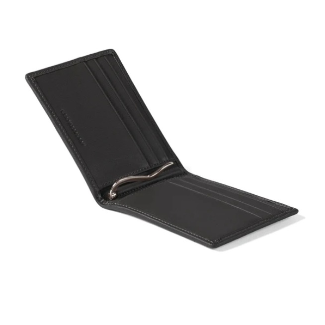 Bifold Leather Money Clip Wallets