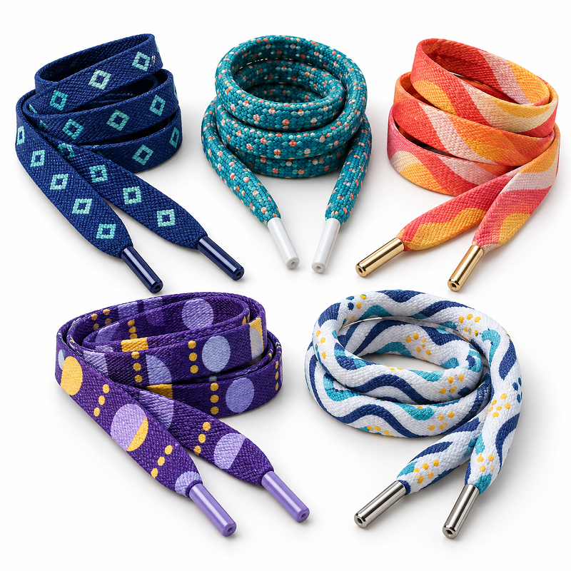 Printed Polyester Shoelaces