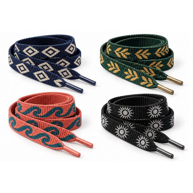 Woven Logo Shoelaces