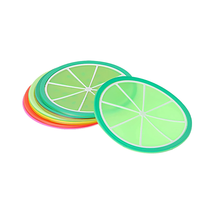 Flat Silicone Coasters