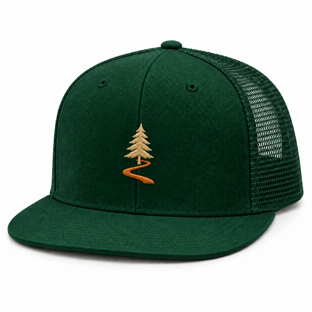 Mesh-Back Snapback Caps