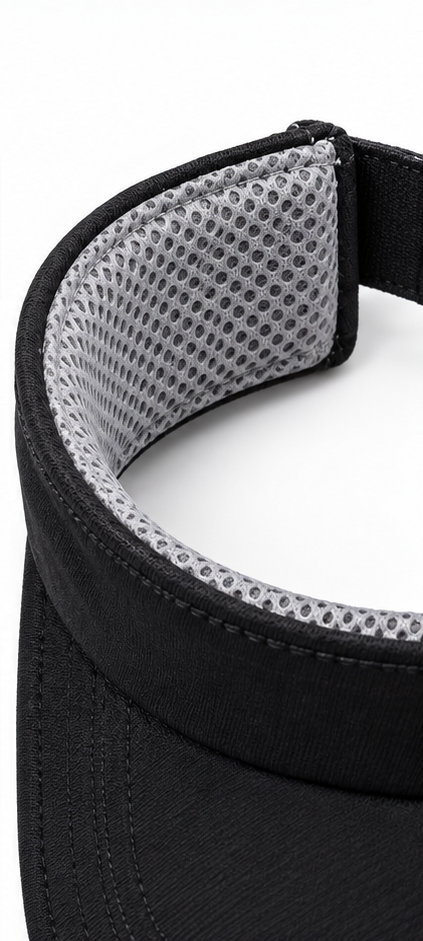 Mesh-Lined Sweatband