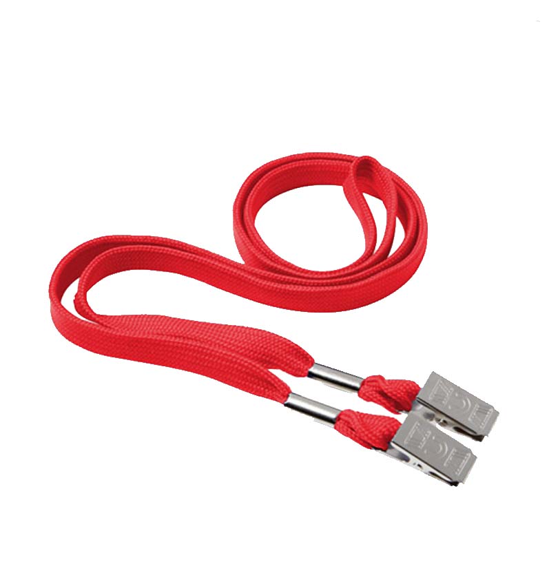 Dual-Clip Tubular Lanyards
