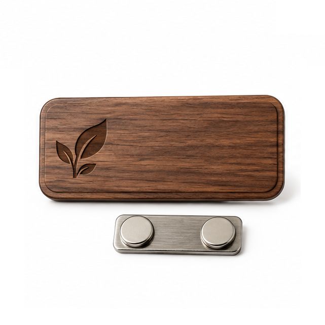 Employee Wooden Name Badges
