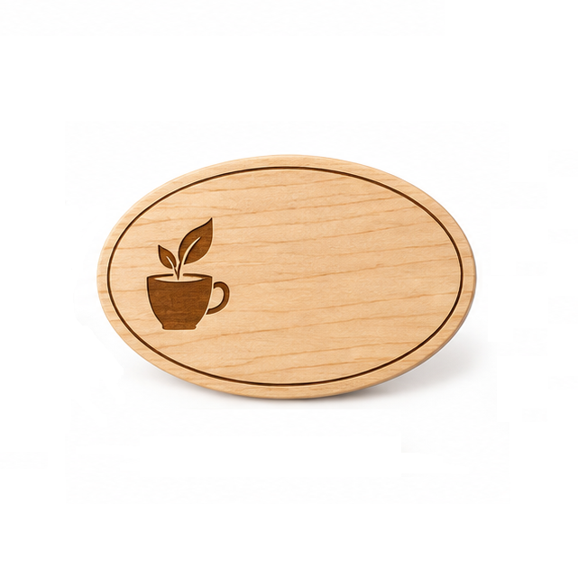 Hospitality Wooden Name Tags
