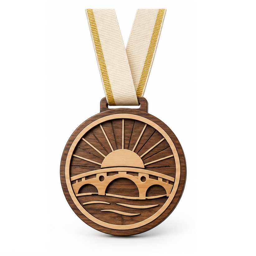 Commemorative Wooden Medals