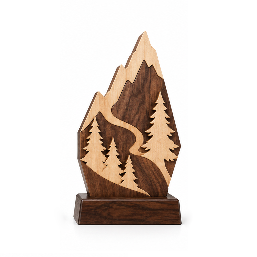 Custom-Shaped Wooden Trophies
