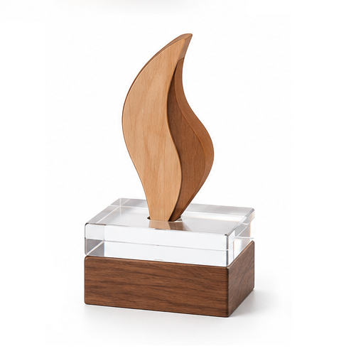 Wood-and-Acrylic Base