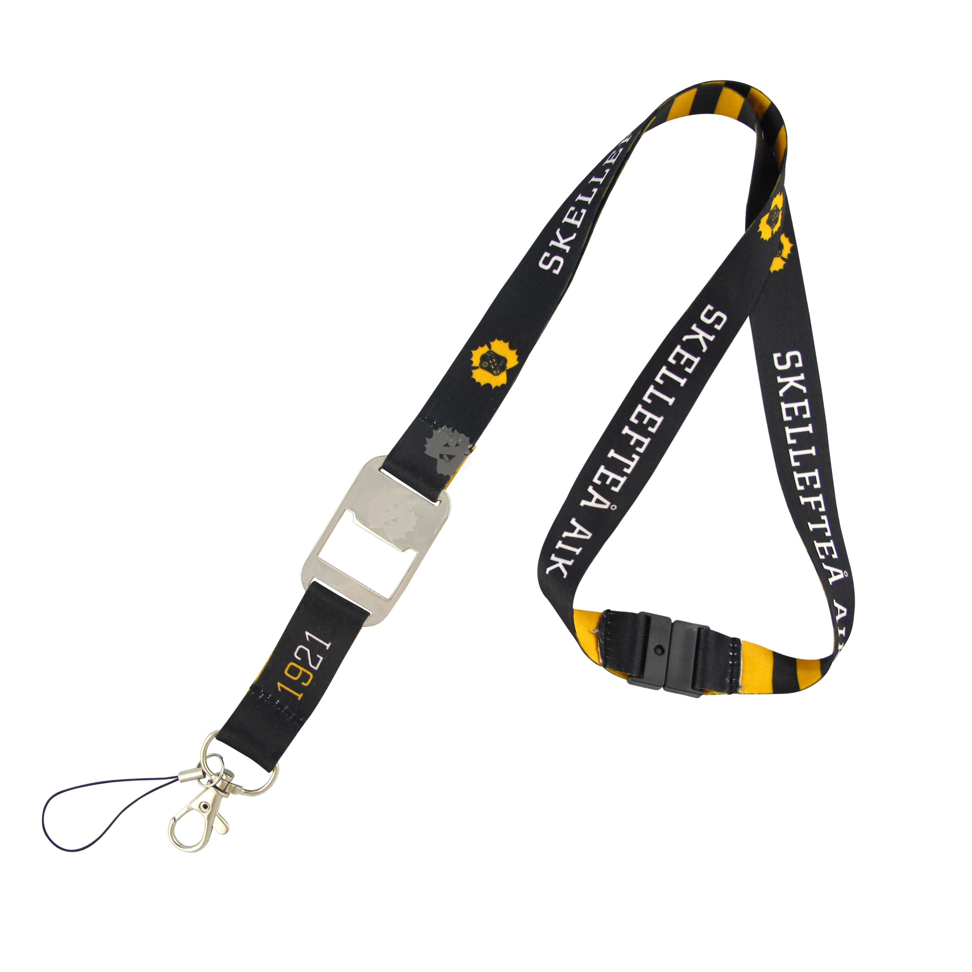 Heat Transfer Lanyards with Bottle Opener