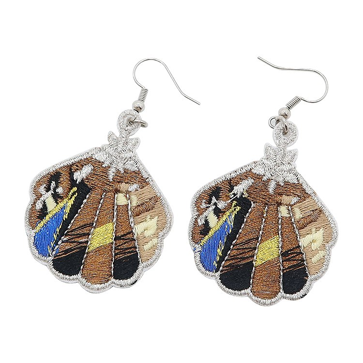 Custom Embroidered Earrings