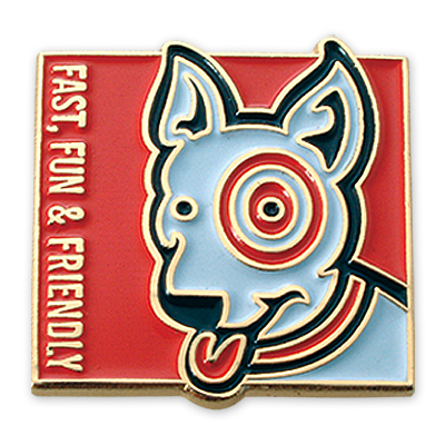 Soft enamel lapel pin sample