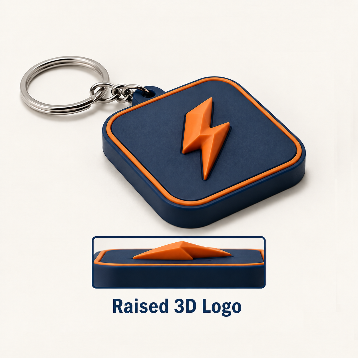 Raised 3D Logo