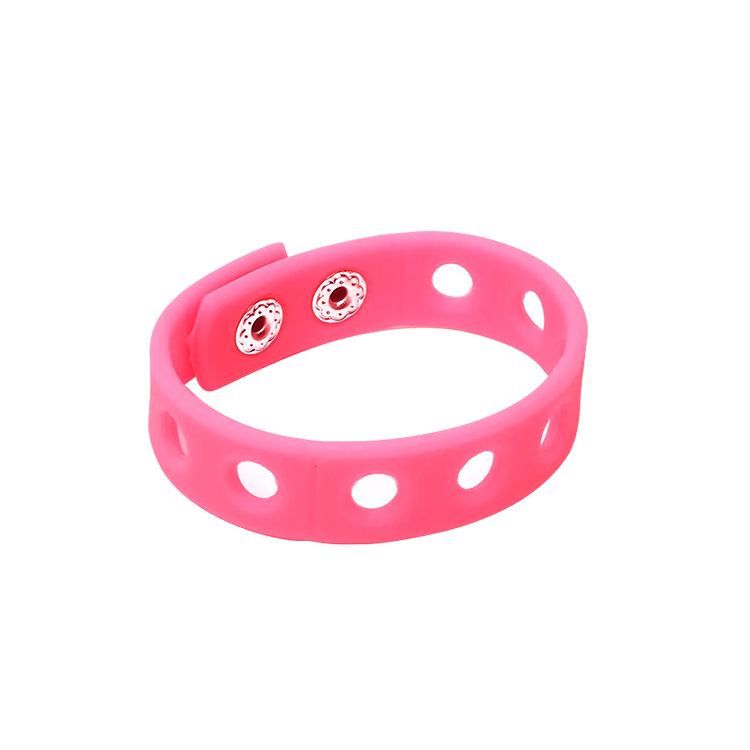 Snap-Button PVC Wristbands
