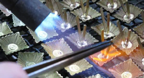 Precision silver soldering process