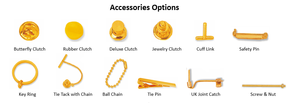 Custom Badge Accessories Options