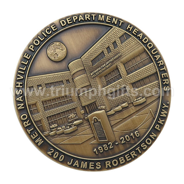 Custom Antique Challenge Coins - Image 4