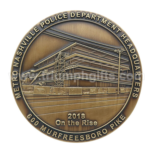Custom Antique Challenge Coins - Image 3