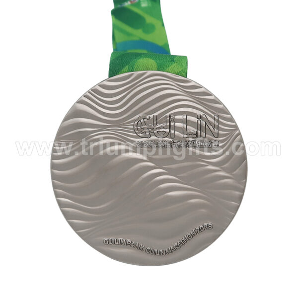 Custom Marathon Finisher Medal with Colorful Enamel - Image 4
