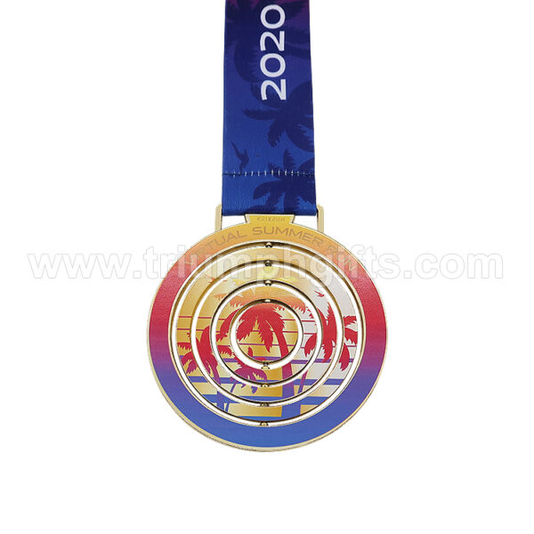 Custom Rotating Medals with Full-Color Printing - Image 4