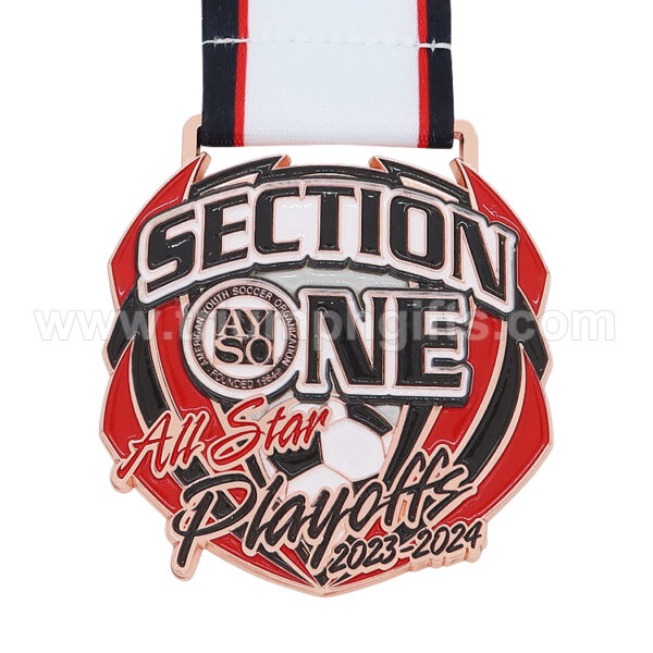 Custom Soccer Medals with Logo - Image 3