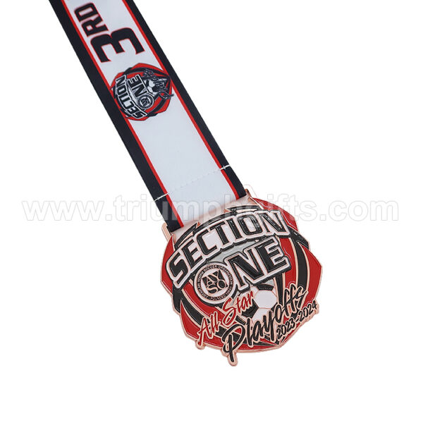 Custom Soccer Medals with Logo - Image 4