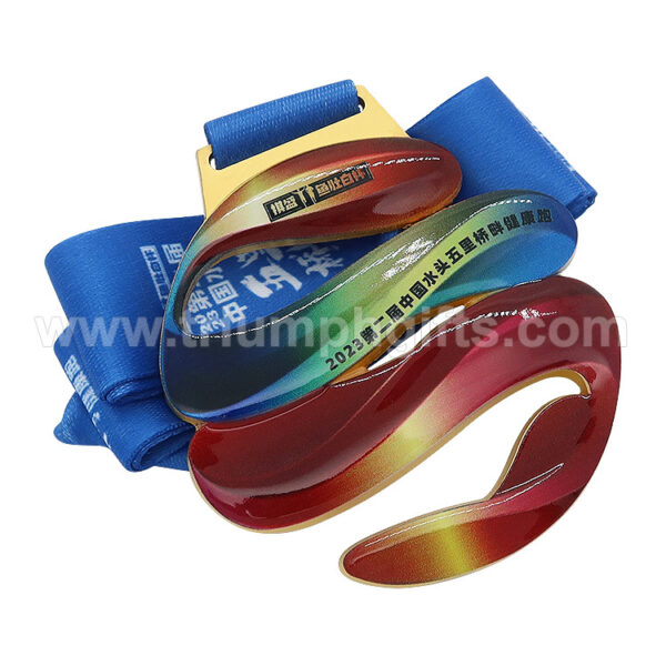 Custom UV Printed Medal with Vivid Colors - Image 2