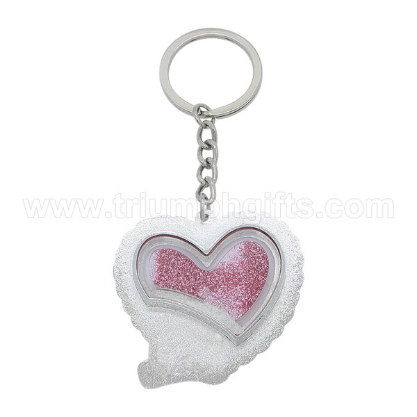 Custom quicksand keyring