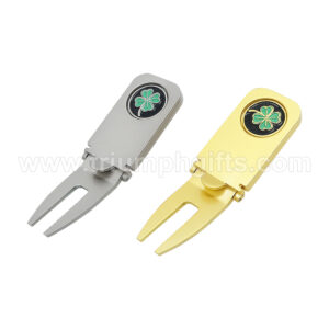 Cigar Holder Clip Golf Divot Tool with Ball Marker