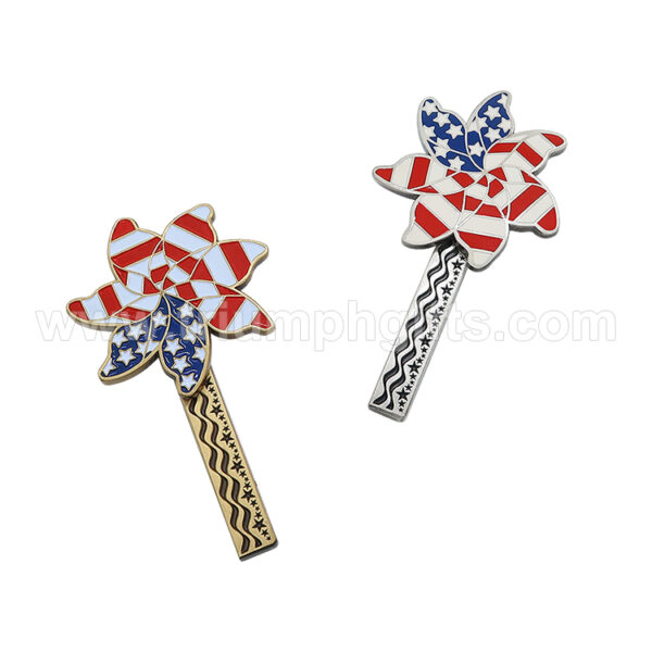 Customized Spinning Rotatable Coins