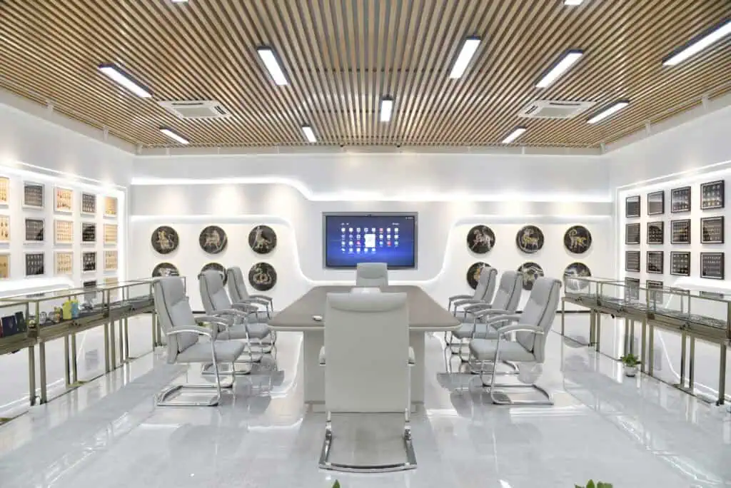 Modern Office Showroom Reception Area