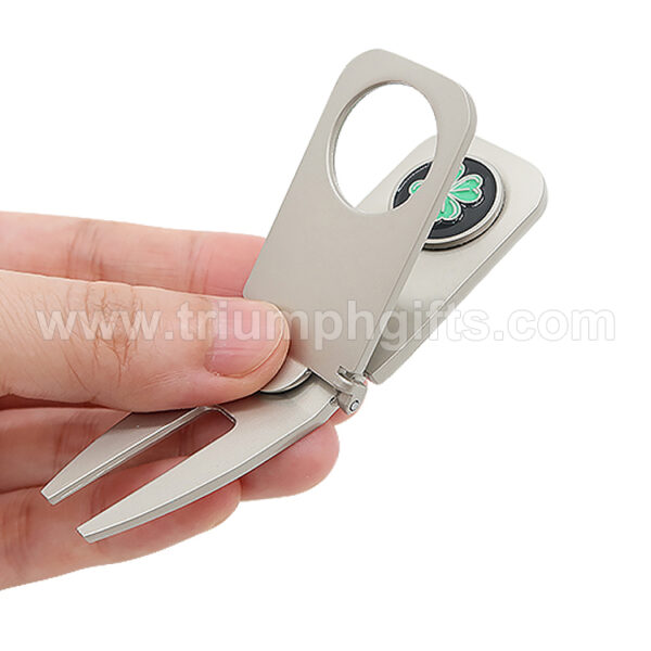 Multifunctional Custom Golf Divot Tool Cigar Holders - 图片 2