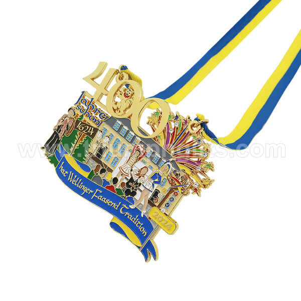 Custom Anniversary Commemorative Medal - Image 2