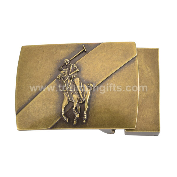 Custom Antique Finish Belt Buckle