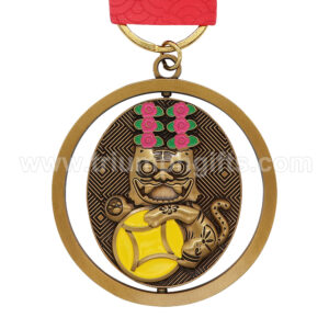Custom Spinner Finisher Medal