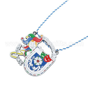 Custom Carnival Medal with Colorful Enamel