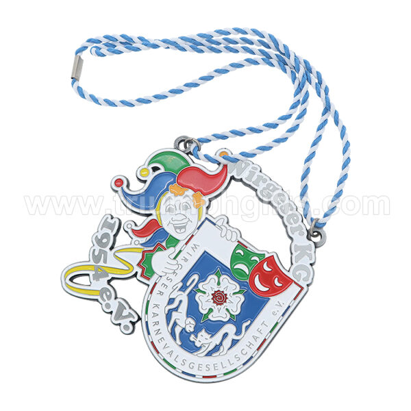 Custom Carnival Medal with Colorful Enamel - Image 2