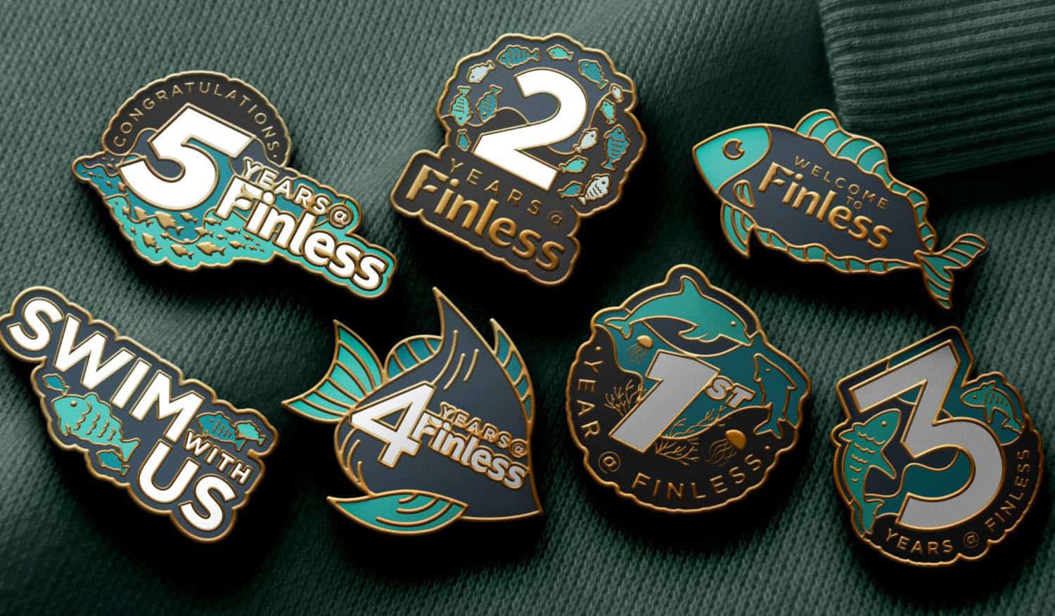 Beautiful Enamel Lapel Pins