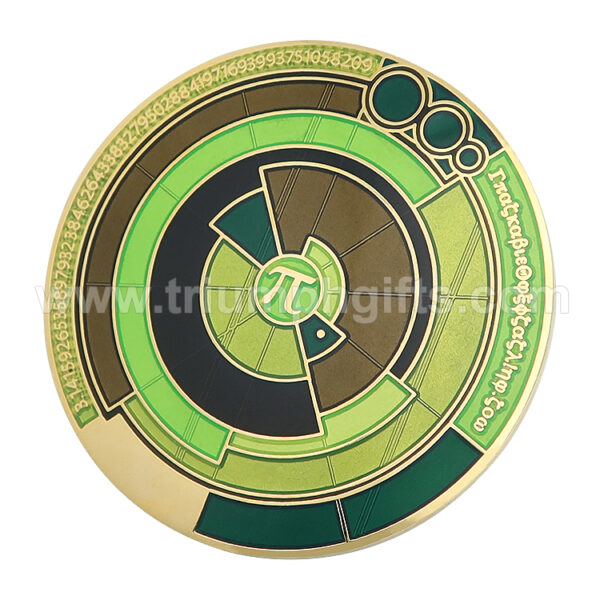 Custom Challenge Coins with Translucent Colors - Image 2