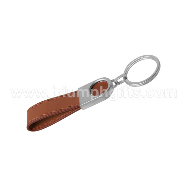 Custom Leatherette Keychains