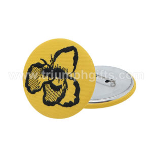 Custom Fabric Button Pins