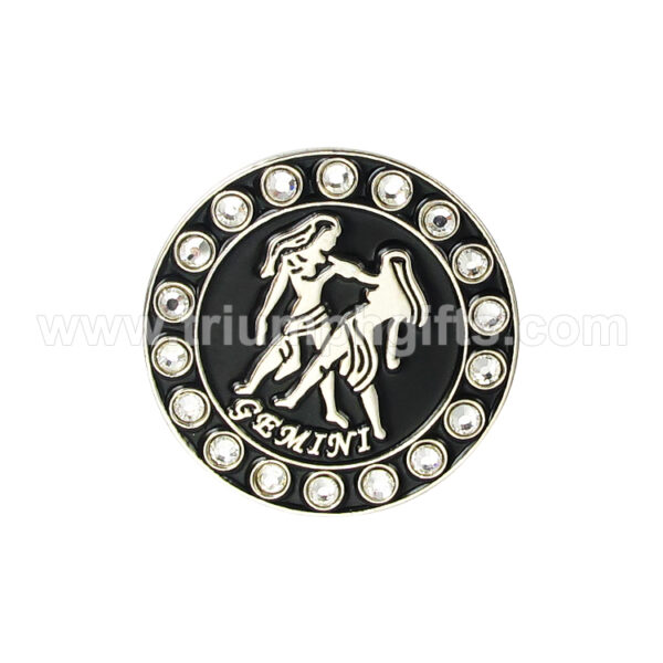 Custom Golf Ball Markers with Rhinestones - 图片 4